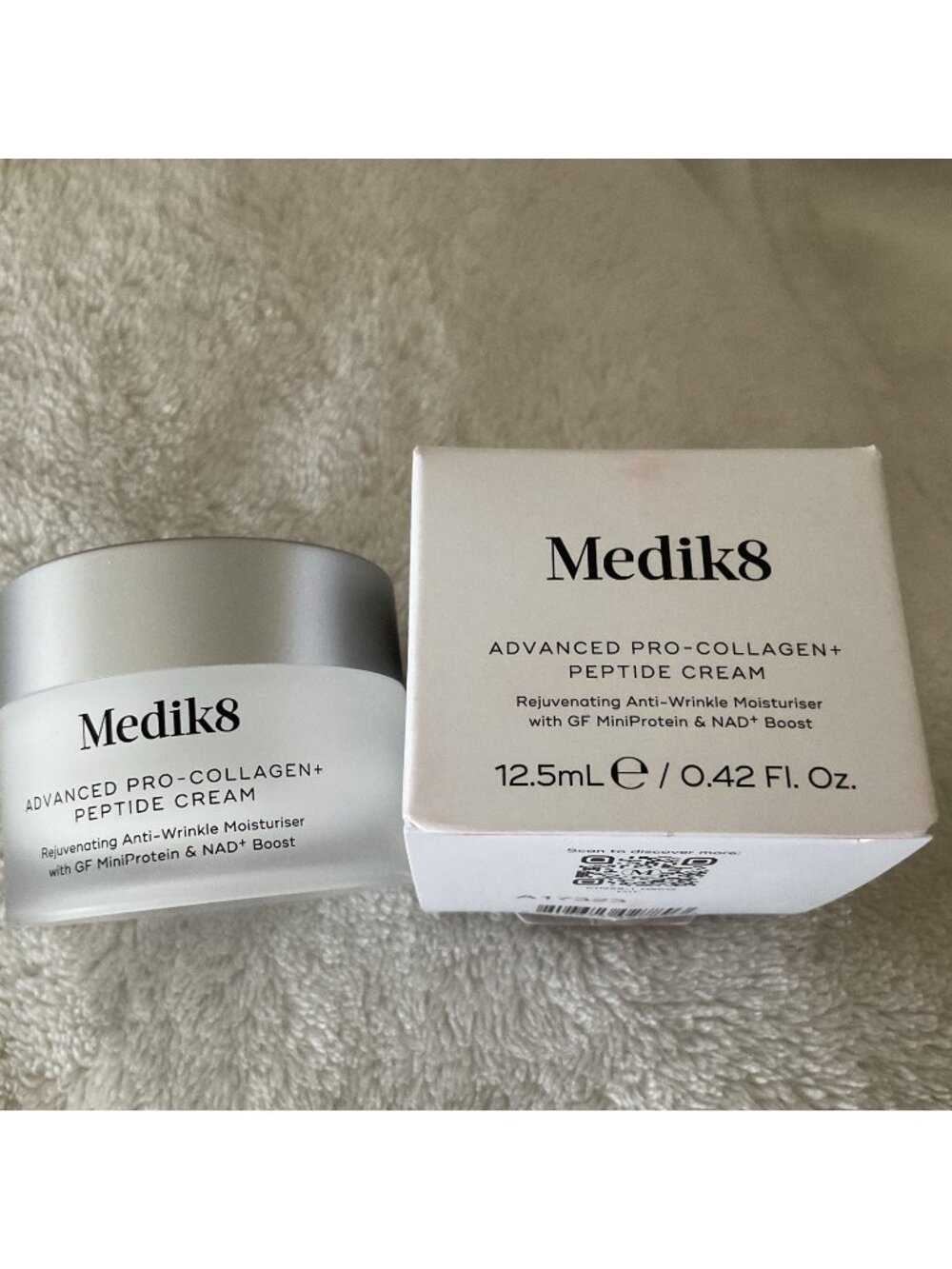 Medik8 Advanced Pro-Collagen+ Peptide Cream Moisturizer .42 oz 12.5ml Travel Sz